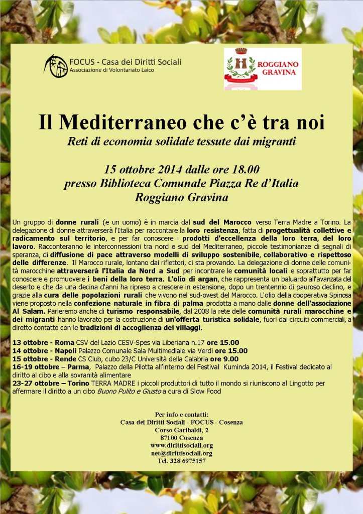manifesto argan calabria